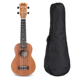 Zebra 21 inches Ukulele Tenor Soprano Mahogany Rosewood 15 Frets 4 Strings Hawaiian Guitar Ukulele Bag Musical Instruments
