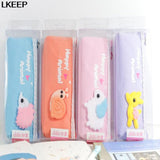 Women Cosmetic Bag Cartoon Animal Snail Sheep Travel Portable Storage Pouch Toiletry Wash Beaut Kit Pen Bag German Animal World