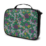 NOISYDESIGNS Trendy Traveling Case Bag Ladies Henna Flowers Pattern Clear Makeup Bags Female Wash Beaut Kit Storage Mujer